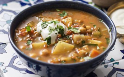 Moroccan Vegetable And Chickpea Soup