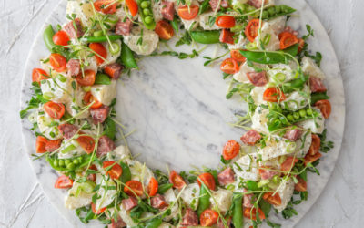 Potato Salad Wreath