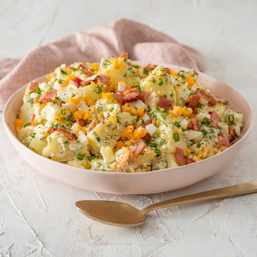 Bacon & Egg Potato Salad - Spudlite