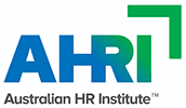 ahri australian hr institute logo 100px white