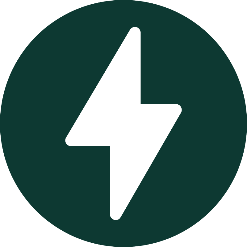 Water and energy savings icon