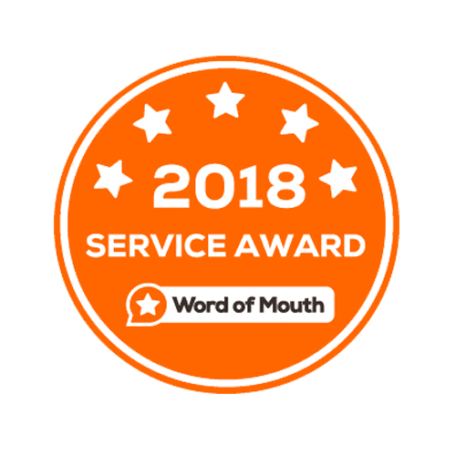 Word of Mouth 2018 Service Award