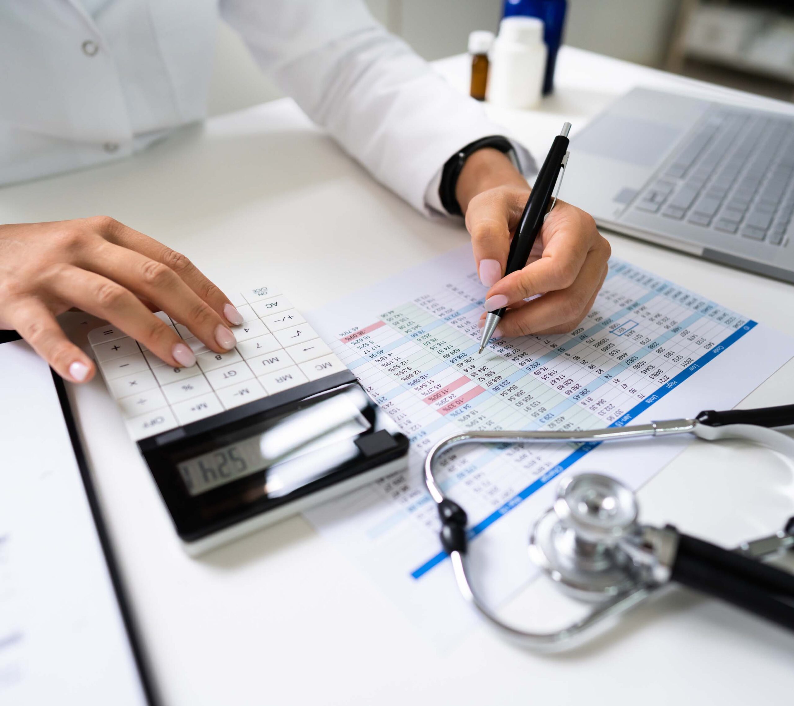 Medical billing virtual assistant managing compliant CPT and ICD-10 data on secure systems