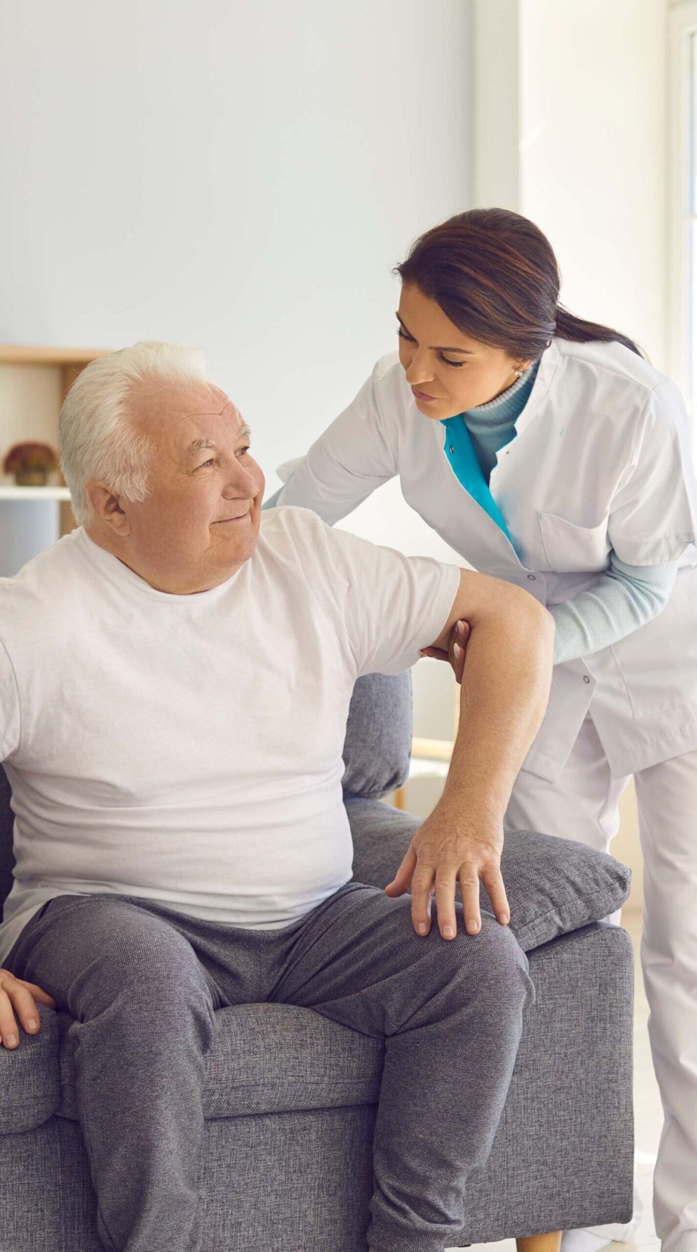 Secure healthcare platform with HIPAA-certified assistant managing home care agency tasks like intake, insurance checks, and care coordination.