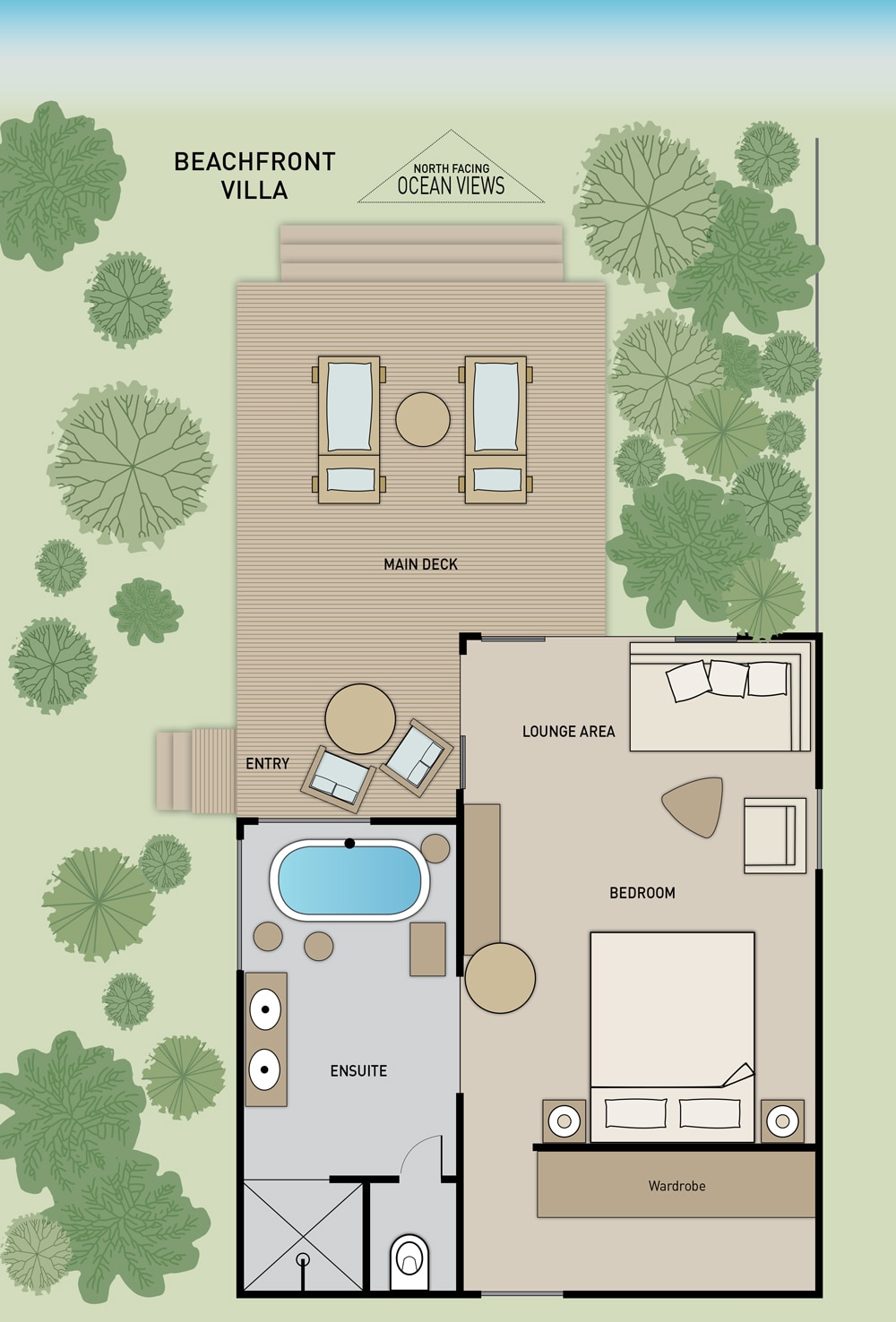 Beachfront Villas & Havens - Floor Plan